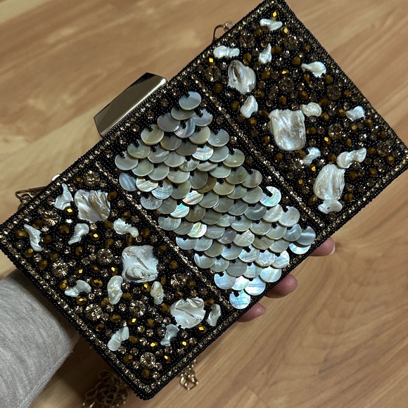 Handbags - Seashell Crafts Clutch Bag